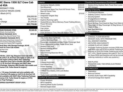 Used 2019 GMC Sierra 1500 SLT w/ SLT Premium Package image 33