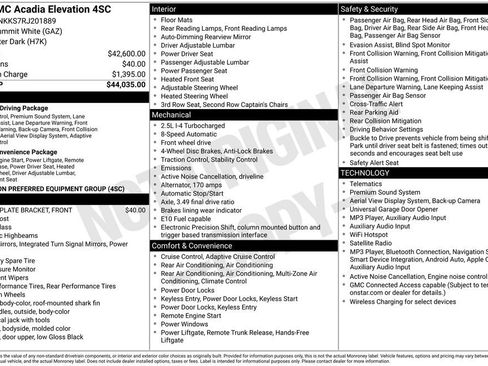 Used 2024 GMC Acadia Elevation FWD image 1