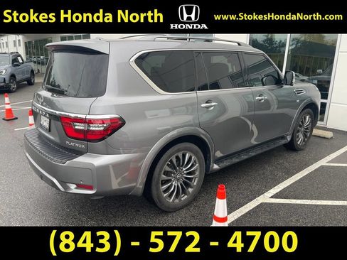 Used 2022 Nissan Armada Platinum w/ Captain's Chairs Package RWD image 4