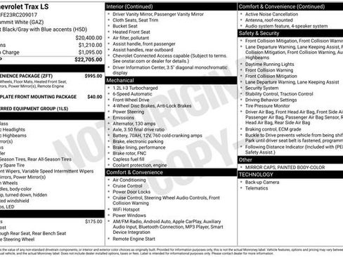 Used 2024 Chevrolet Trax LS w/ LS Convenience Package image 27