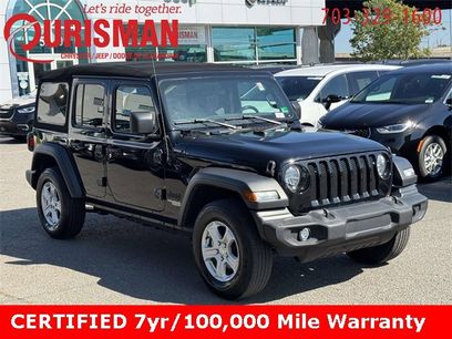 Certified 2021 Jeep Wrangler Unlimited Sport