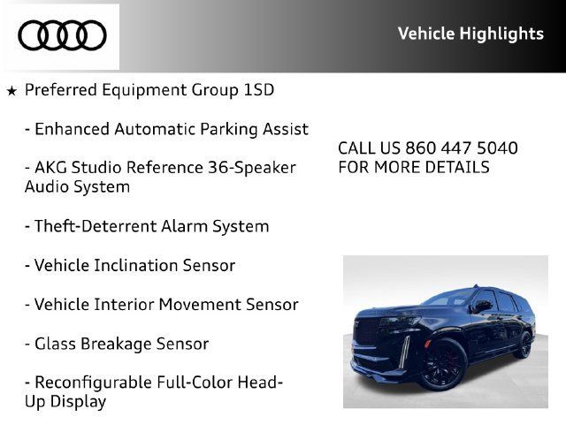 Used 2023 Cadillac Escalade V w/ Heavy-Duty Trailer Package AWD/4WD image 36