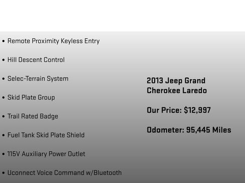 Used 2013 Jeep Grand Cherokee Laredo w/ Laredo E Group image 26
