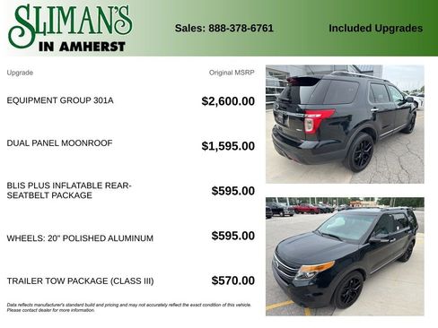 Used 2014 Ford Explorer Limited w/ Equipment Group 301A AWD/4WD image 10