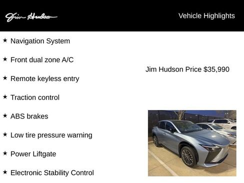 Used 2023 Lexus RZ 450e Premium w/ Accessory Package (A2) image 5