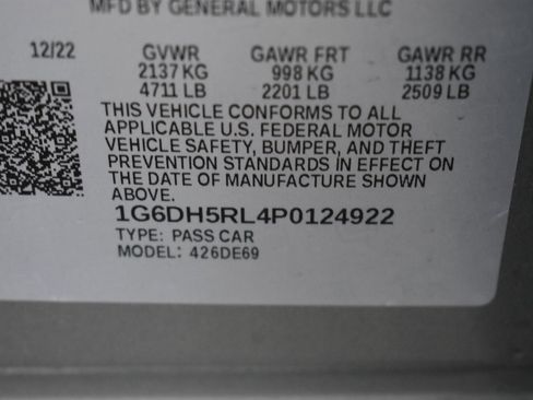 Certified 2023 Cadillac CT4 V w/ Navigation Package AWD/4WD image 16