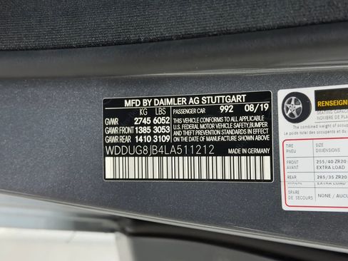 Used 2020 Mercedes-Benz S 63 AMG 4MATIC Sedan image 53