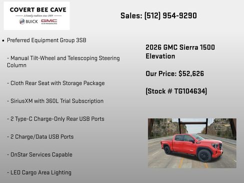 New 2026 GMC Sierra 1500 Elevation w/ Preferred Package AWD/4WD image 18