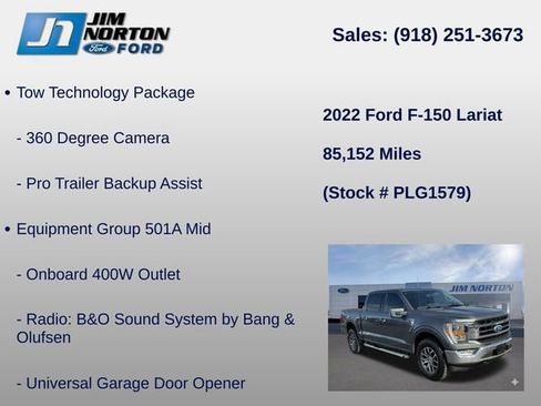 Used 2022 Ford F150 Lariat w/ Equipment Group 501A Mid AWD/4WD image 11