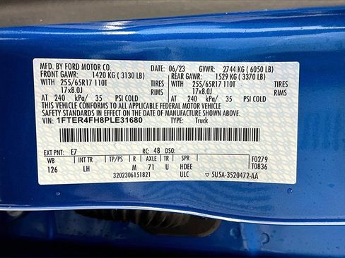 Used 2023 Ford Ranger XLT w/ Equipment Group 301A Mid image 36