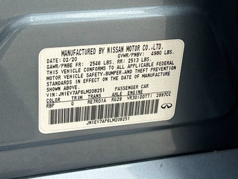 Used 2020 INFINITI Q50 Luxe RWD image 31