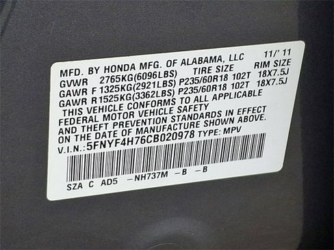 Used 2012 Honda Pilot EX-L image 28