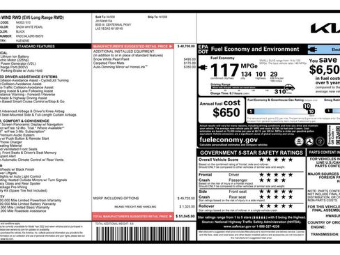 Used 2024 Kia EV6 Wind image 3