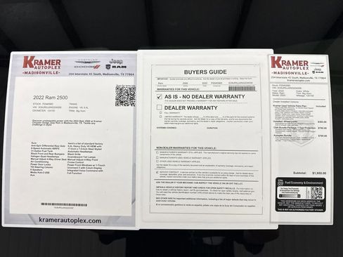 Used 2022 RAM 2500 Lone Star w/ Level A Equipment Group image 35