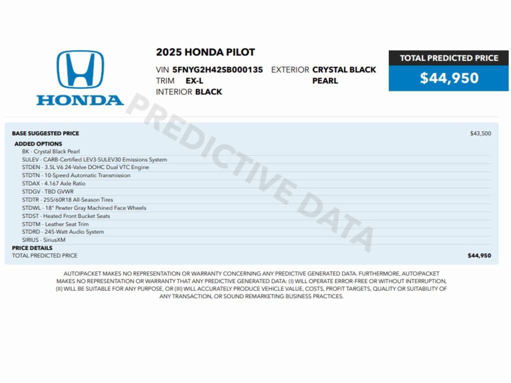 Used 2025 Honda Pilot EX-L image 7
