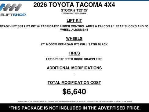 Used 2026 Toyota Tacoma 4x4 Double Cab image 2