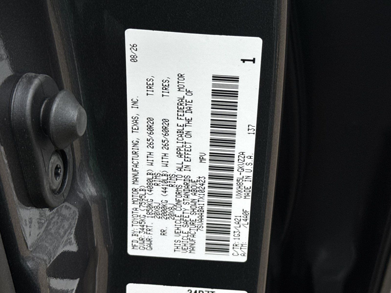 New 2026 Toyota Sequoia Platinum AWD/4WD image 38