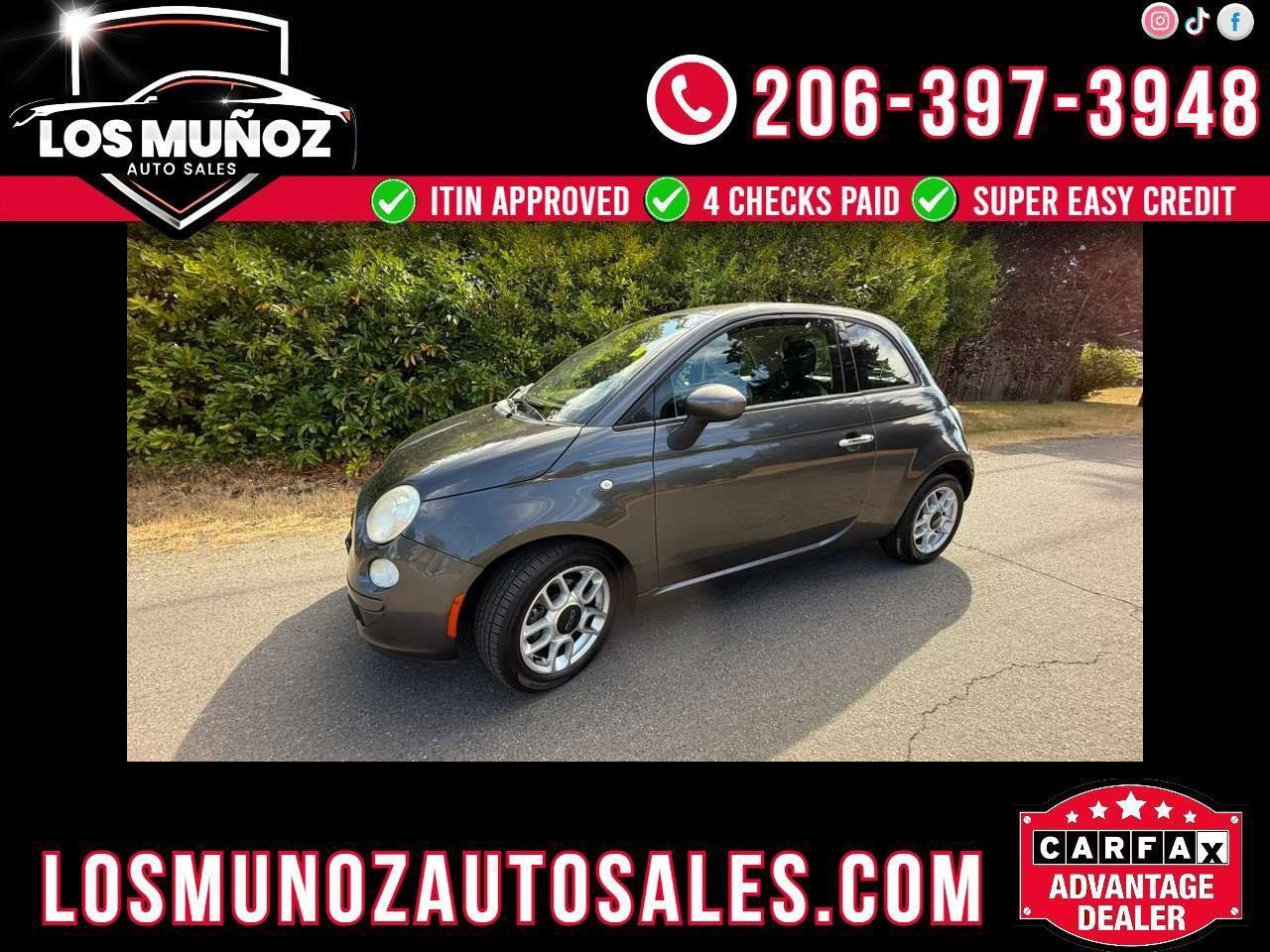 Used 2015 FIAT 500 Pop FWD image 1