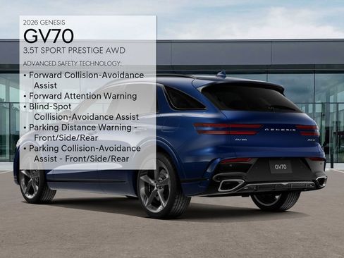 New 2026 Genesis GV70 3.5T Sport Prestige image 10