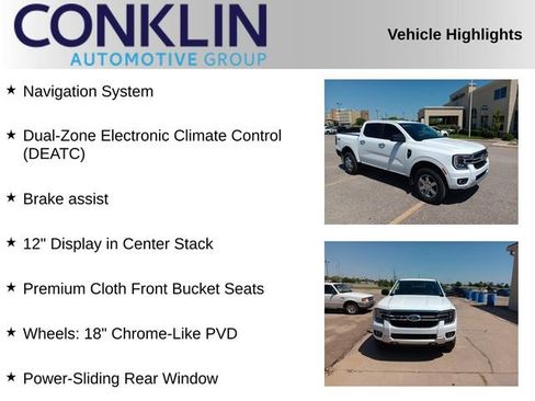 Used 2024 Ford Ranger XLT w/ Equipment Group 301A High image 2