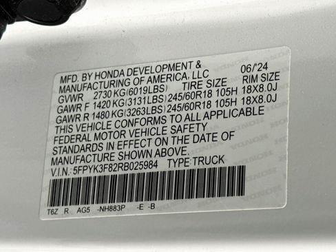 Certified 2024 Honda Ridgeline Black Edition image 33