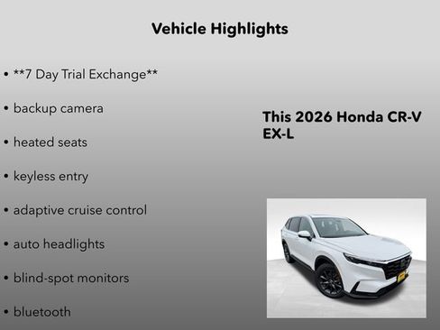 New 2026 Honda CR-V EX-L image 5