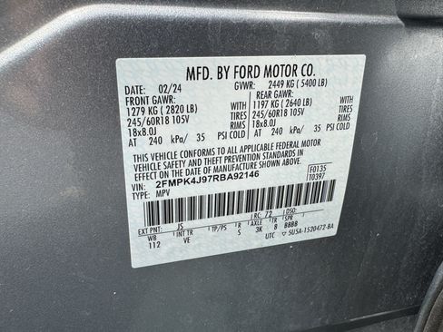 Certified 2024 Ford Edge SEL AWD/4WD image 31