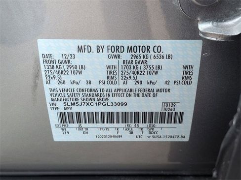 Certified 2023 Lincoln Aviator Reserve w/ Equipment Group 201A image 35