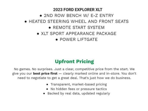 Used 2023 Ford Explorer XLT w/ Equipment Group 202A AWD/4WD image 2