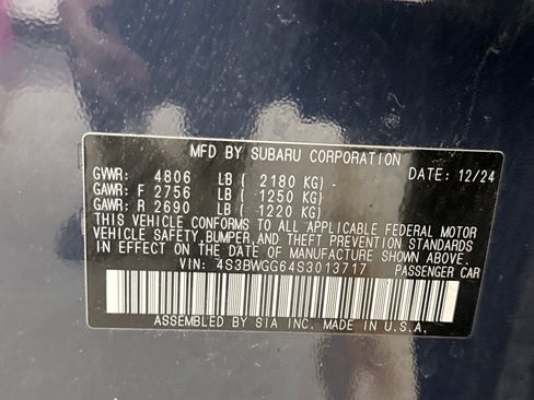 Used 2025 Subaru Legacy Sport AWD/4WD image 13