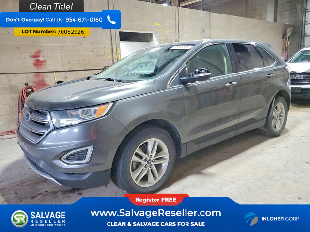 Used 2017 Ford Edge SEL w/ Cargo Accessory Package FWD image 1