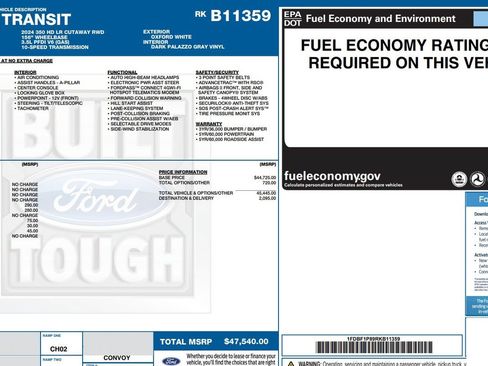 Used 2024 Ford Transit 350 RWD image 8