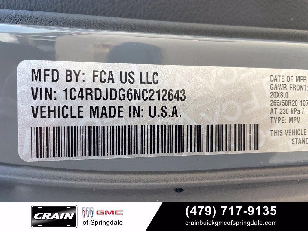 Used 2022 Dodge Durango GT AWD/4WD image 34