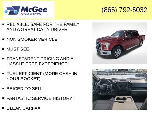 Used 2015 Ford F150 XLT w/ Equipment Group 302A Luxury image 4