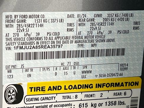 Used 2024 Ford Expedition Limited image 85