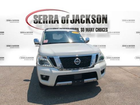 Used 2018 Nissan Armada Platinum w/ Captain Seat Package AWD/4WD image 2