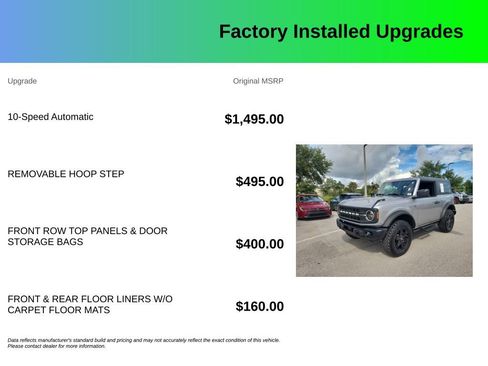 Used 2024 Ford Bronco Black Diamond AWD/4WD image 4