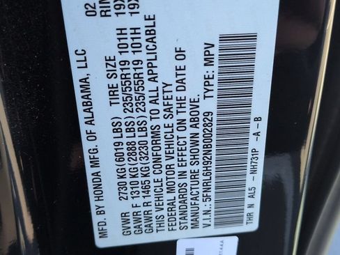 Used 2022 Honda Odyssey Elite image 15