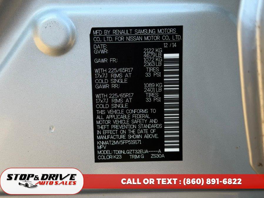 Used 2015 Nissan Rogue SV AWD/4WD image 18