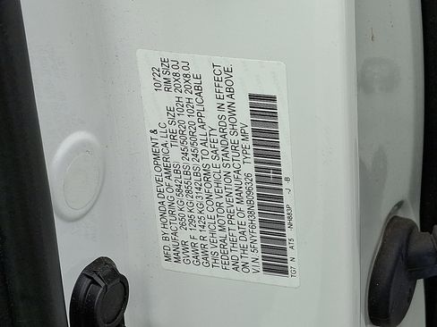 Certified 2022 Honda Pilot Sport image 26