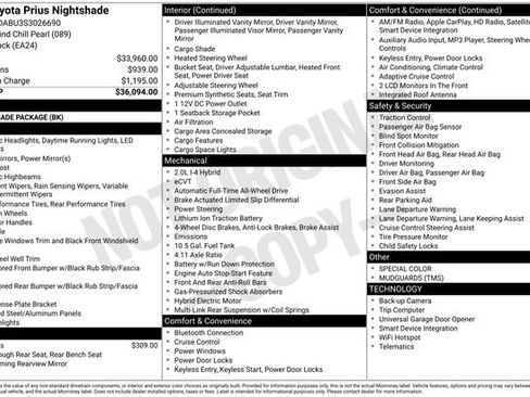 Used 2025 Toyota Prius AWD image 25