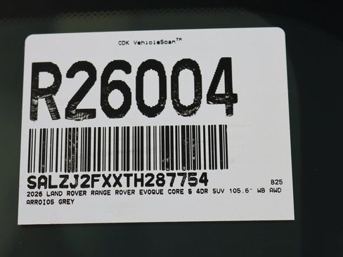 Used 2026 Land Rover Range Rover Evoque S image 29