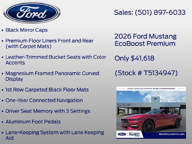 New 2026 Ford Mustang Premium RWD image 26