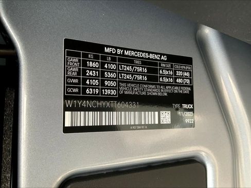 New 2026 Mercedes-Benz Sprinter 2500 image 26