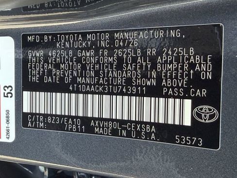 New 2026 Toyota Camry SE FWD image 27