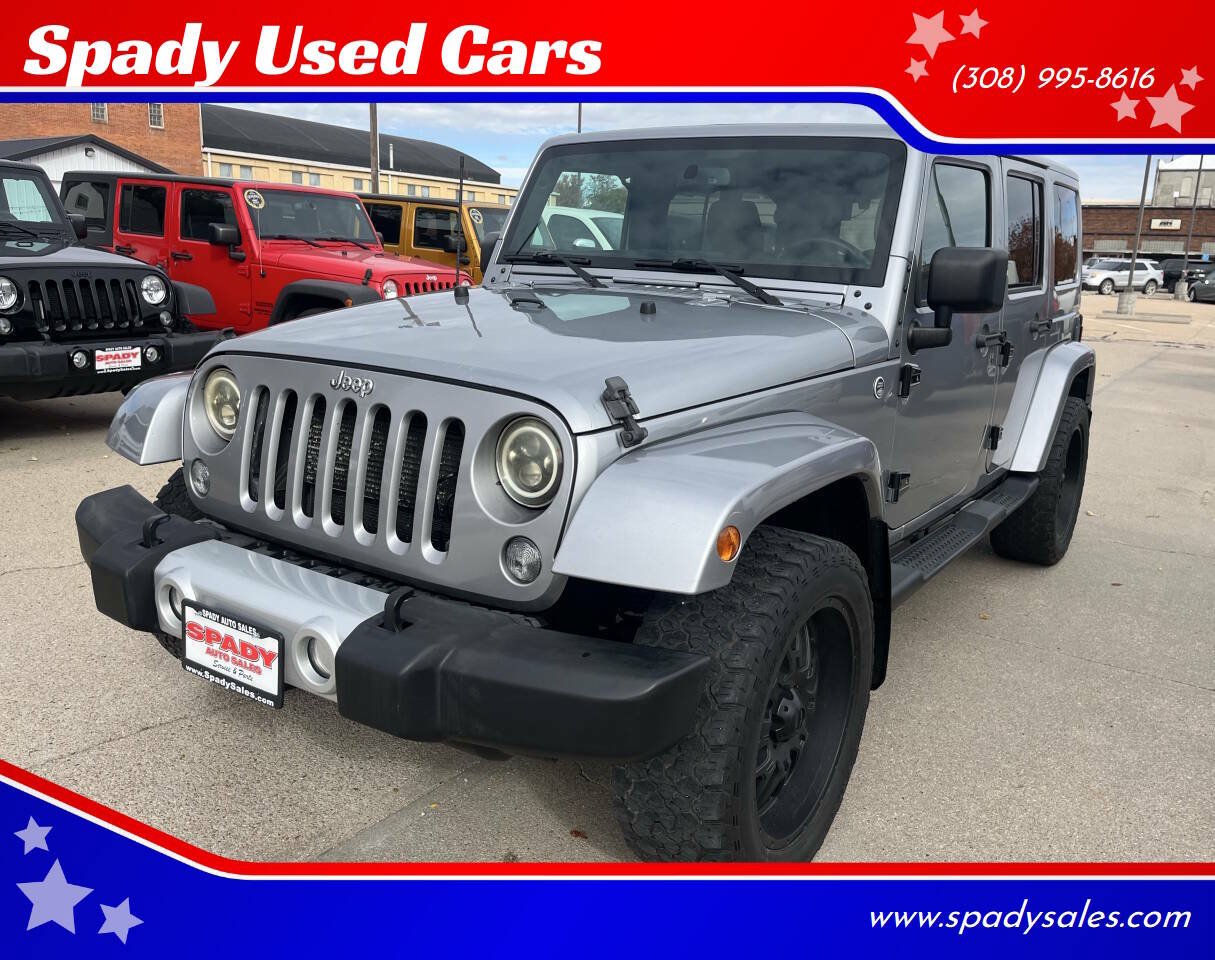 Used 2015 Jeep Wrangler Unlimited Sahara w/ Dual Top Group AWD/4WD image 1