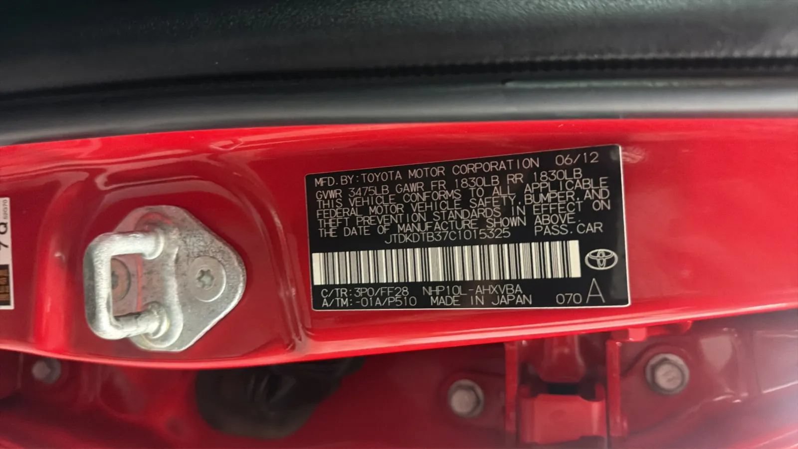 Used 2012 Toyota Prius C Two FWD image 23