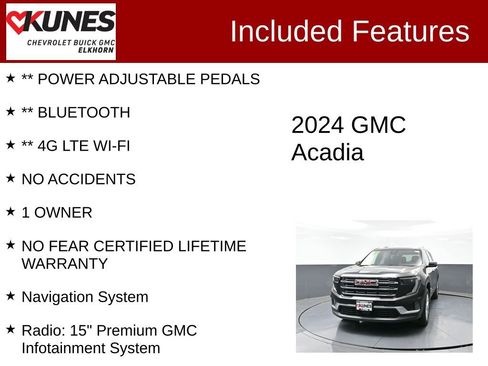 Used 2024 GMC Acadia Elevation image 3