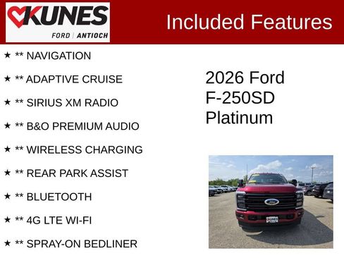 Used 2026 Ford F250 Platinum AWD/4WD image 4