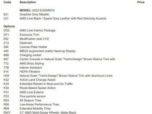 Certified 2022 Mercedes-Benz EQS 580 4MATIC Sedan image 4